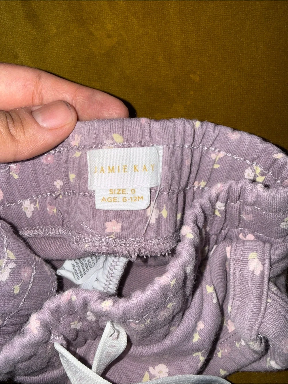 Jamie Kay Lilac Floral Kids Drawstring Shorts
